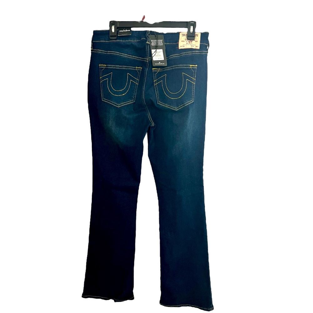 True Religion Becca Mid Rise Dark Rustling Boot cut jeans Women’s size 31 NWT